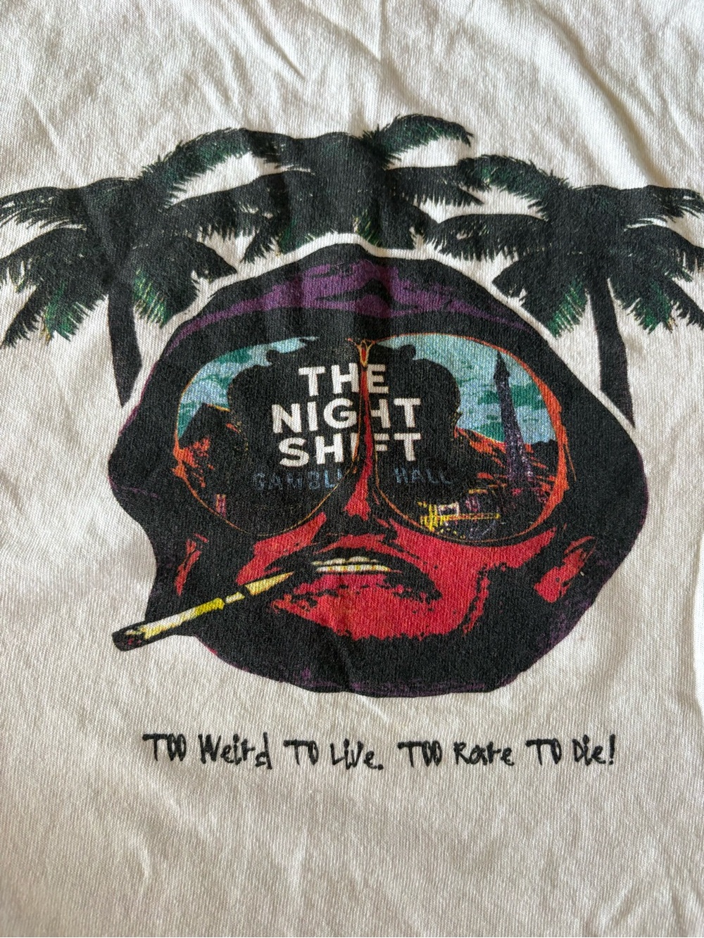 The Night Shift Fear and Loathing Hunter S Thompson Tee Size Small
